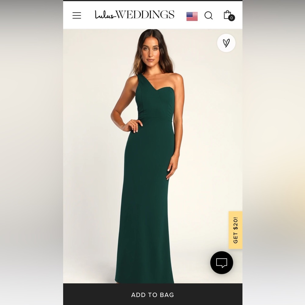 Lulus Hunter Green Bridesmaid Dress